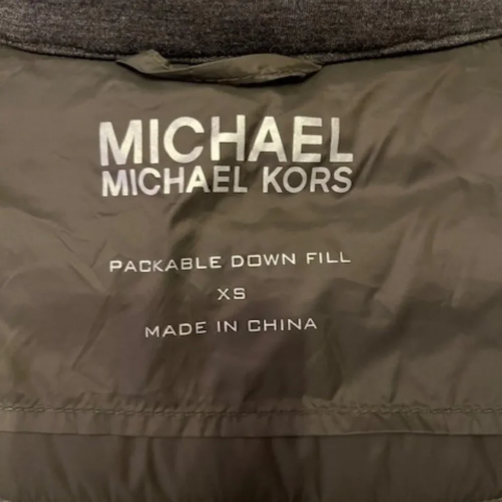 Michael Kors Knee Length Light Weight Puffer Coat - Picture 7 of 9